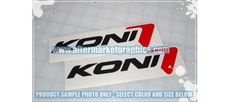 Koni Performance Suspension Decals 01 - Pair (2 pieces)